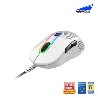 MOUNTAIN Makalu 67 RGB Gaming Mouse - White (เมาส์เกมมิ่ง)