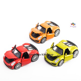 ProudNada Toys โมเดลเหล็กรถสปอร์ต มีเสียง มีไฟ เปิดประตูกระโปรงหน้ารถได้ DIE CAST NO.Q2231