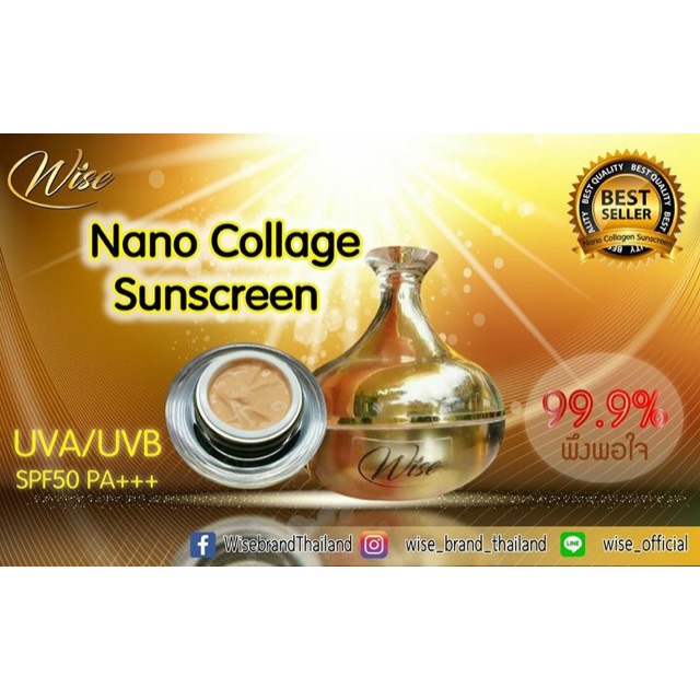 ครีมกันแดด Nano collagen sunscreen