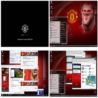 แผ่นโปรแกรมคอมพิวเตอร์ PC Manchester United XP Edition 2009-2010 ( 1 CD )