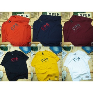 🔖NEWเสื้อยืดแขนสั้นงานปัก~งานป้ายชนช้อปCps [ผ้าCotton100%][S,M,L,XL,] มีบริการเก็บปลายทางNo.55