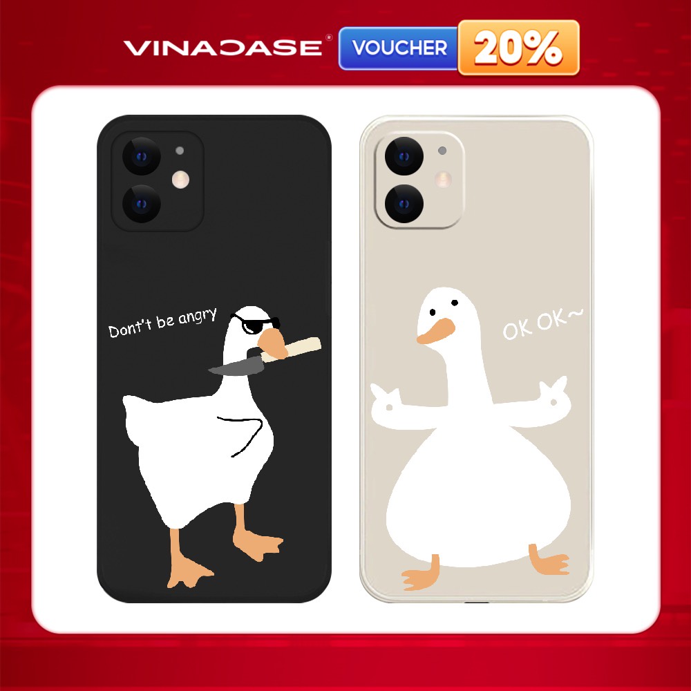 IPhone 17 Pro Max/11/14 Pro Max/15 Pro Max/16 Pro Max TPU Square Edge Duck Couple Case