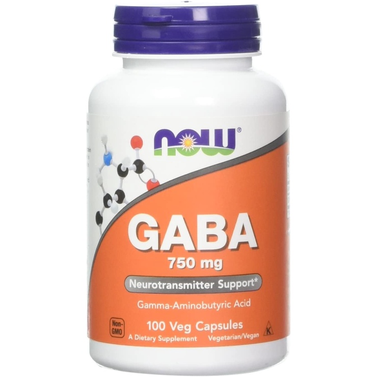 NOW FOOD GABA 750 mg/100 Veg
