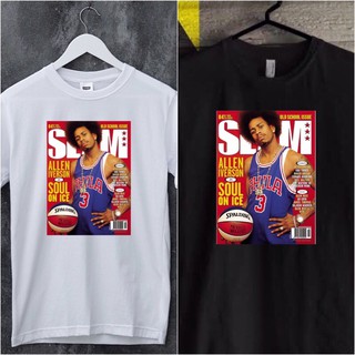 นิตยสารสแลม อัลเลน ไอเวอร์สัน เสื้อยืด #nba #basketball CvH