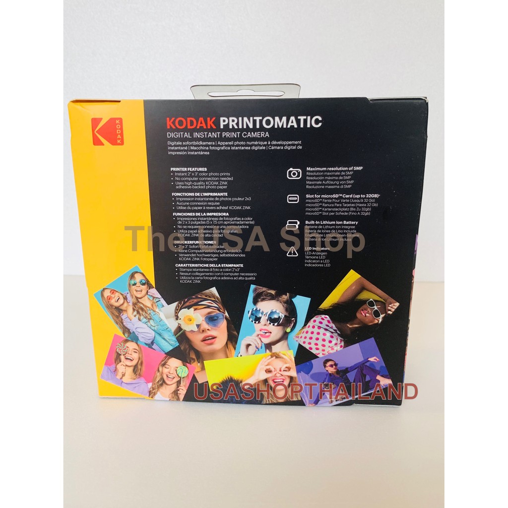 ส่งจากไทยทันที กล้อง Kodak Printomatic รุ่น Lite ฟรี zink paper3ใบ และ
