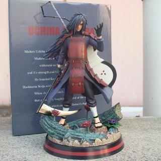 โมเดลฟิกเกอร์ของเล่นฟิกเกอร์ Naruto Uchiha Madara Gk Pvc 30 ซม .