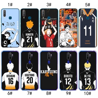 เคสใส ลายอนิเมะวอลเลย์บอล Haikyuu Attacks สําหรับ OPPO A15 A15S A16 A16S A53S A56 A55 A94 F19 Pro EG9