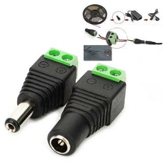 DC Jack ตัวผู้ ตัวเมีย Connector แจ๊คชาย หญิง 5.5*2.1mm กล้องวงจรปิด CCTV **1ชิ้น ก็ส่ง