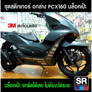 สติกเกอร์ PCX160 ตรงรุ่น สติกเกอร์ อกล่าง บล็อคเป๊ะ ไม่ต้องวัดขนาด ยกติดได้เลย