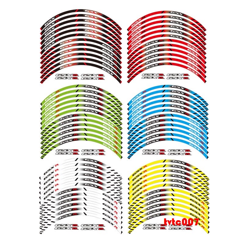 คุณภาพสูงรถจักรยานยนต์สติกเกอร์สะท้อนแสงสําหรับ SUZUKI GSXR 250 400 600 1000 750 GSXR1000R GSXR1000 