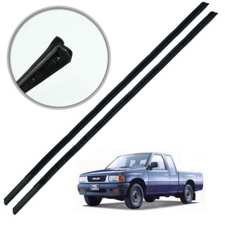 ยางรีดน้ำ ยางรีดน้ำประตู ด้านใน ข้างซ้าย+ขวา สีดำ สำหรับ Isuzu TFR ปี 1991-1997