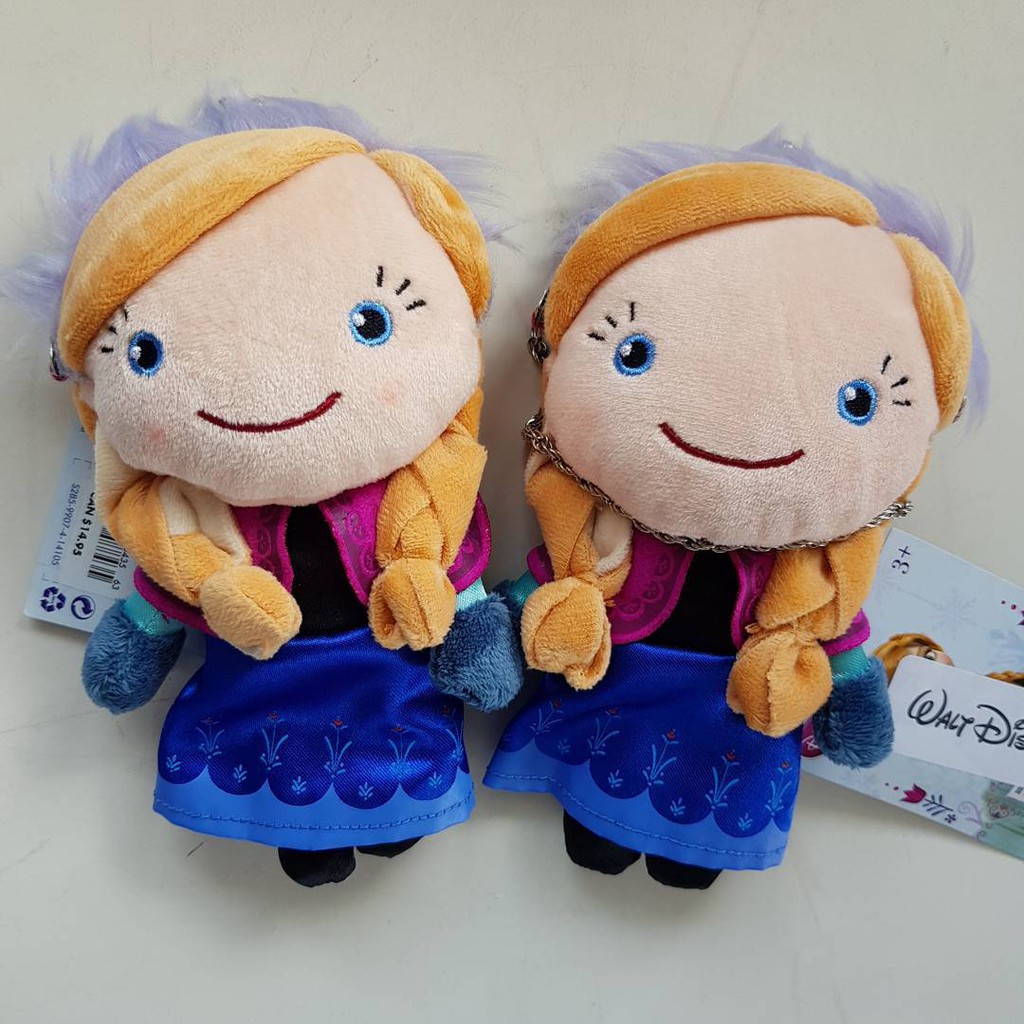 ตุ๊กตา Frozen  Anna ตุ๊กตากระเป๋า อันนา ของแท้ ดิสนีย์