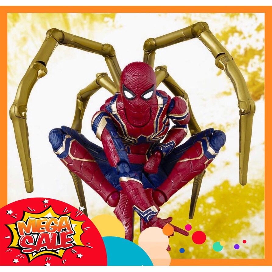Spider-man Iron Spider-Man SHF-Sh Spider-Man Model Figuarts เต ็ มกล ่ อง