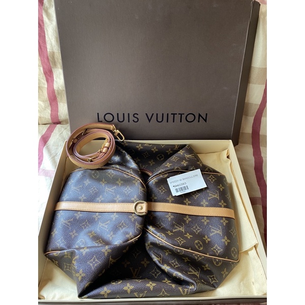 Use Louis Vuitton Speedy 40 with strap 💯แท้