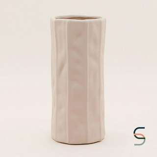 SARABARN Morandi Glazed Table Vase | แจกัน แจกันเซรามิก แจกันเคลือบสี สีเบจ