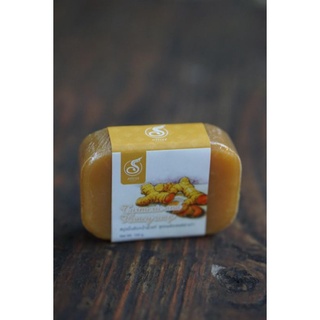 ลดกระหน่ำ*ลดแรง/สบู่ขมิ้นชันTurmeric&amp;HoneySoap/สบู่สมุนไพรแท้ลดการอักเสบของสิว/80g/x4ก้อน