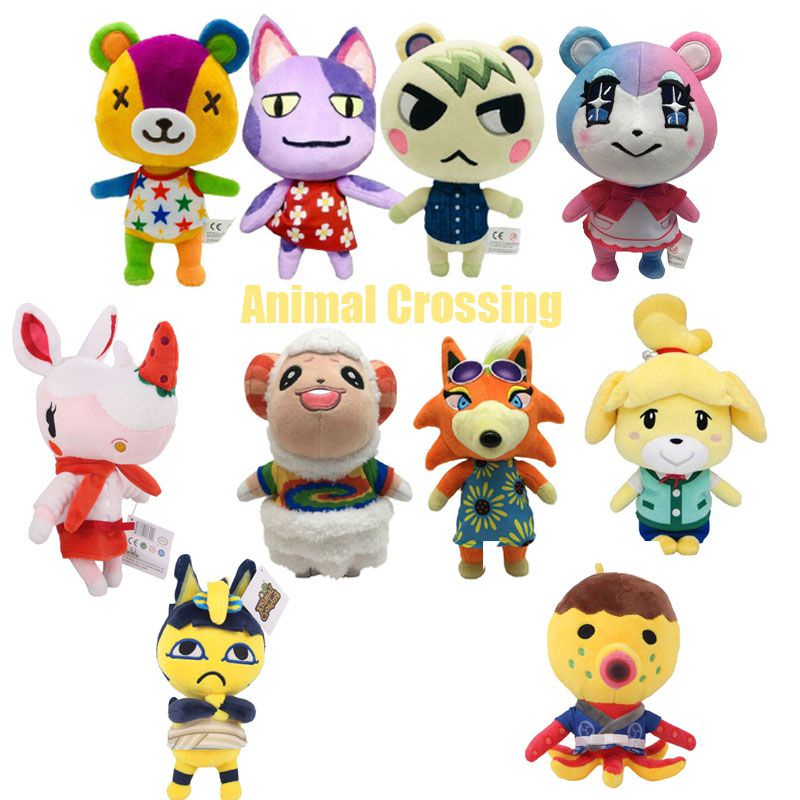 Animal Crossing Raymond Punchy Celeste Diana Marshal Zuck Plush Toy Cartoon Plush Stuffed Toys Doll Gifts for Kids