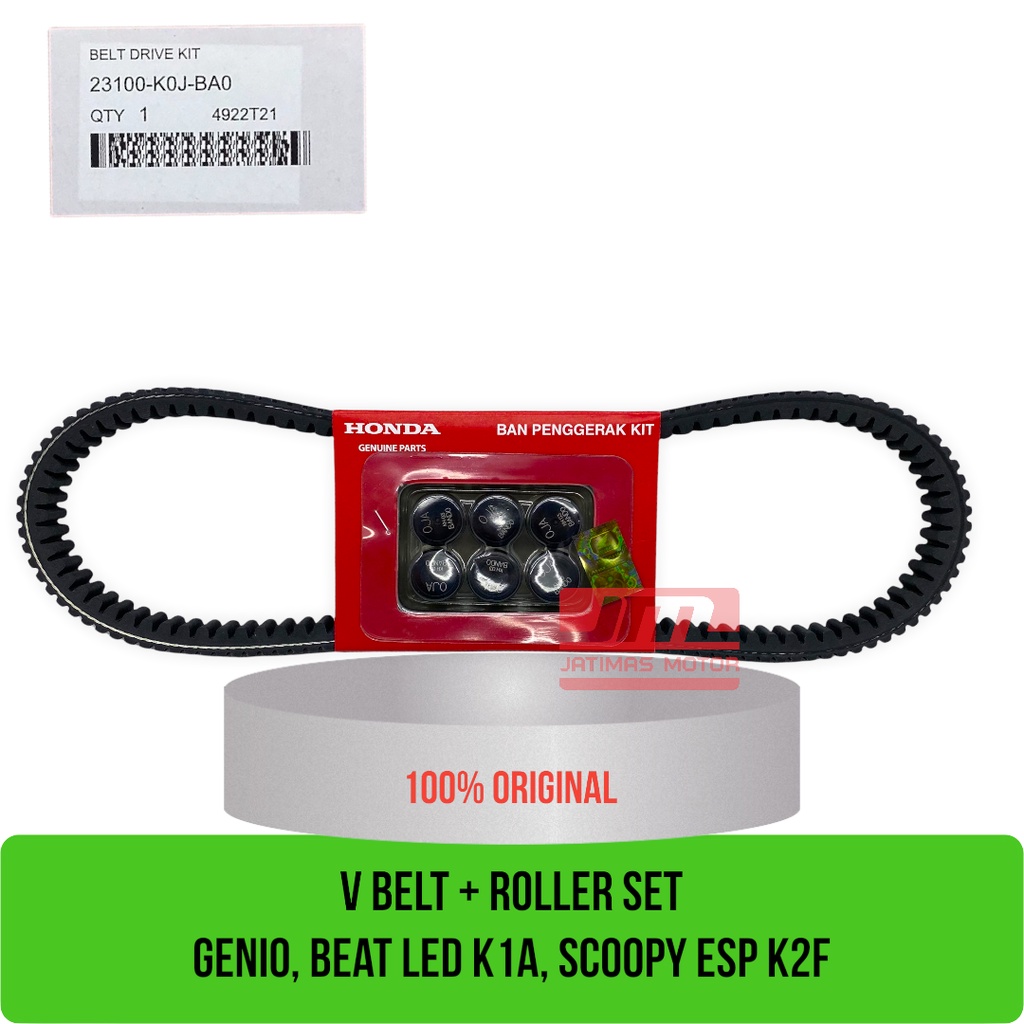 ชุดลูกกลิ้งสายพาน V genio beat led scoopy esp K2F 23100-K0J-BA0 23100-K0J-N01