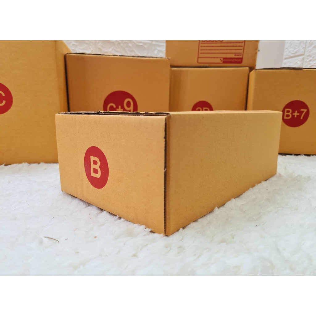 (10 ใบ)กล่องไปรษณีย์ กล่องพัสดุ(เบอร์ B) กระดาษ KA ฝาชน  กล่องกระดาษ - รูปที่ 4