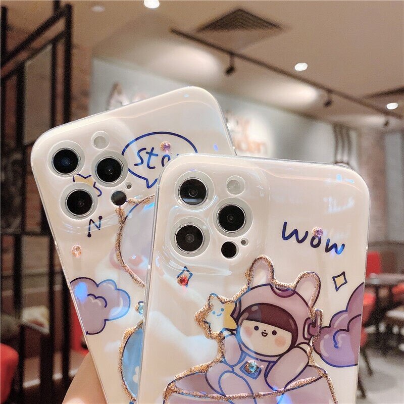 Rhinestone Cartoon เคส OPPO Reno7 5G / Reno7 Pro Soft เคสโทรศัพท์ OPPO Reno 7Pro 5G ins Glitter Cover Reno7 Pro #6