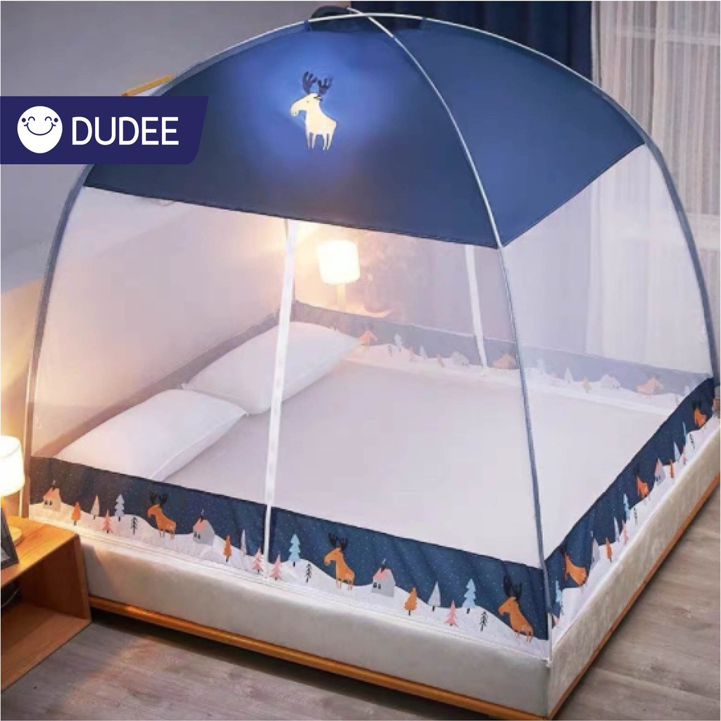 Bed mosquito net มุ้งพับผู้ใหญ่ DUDEEมุ้งเหลี่ยม มุ้งเหลี่ยมกันยุง มุ้งคลุมเตียง Princess มุ้ง มุ้งกันยุง มุ้งครอบ
