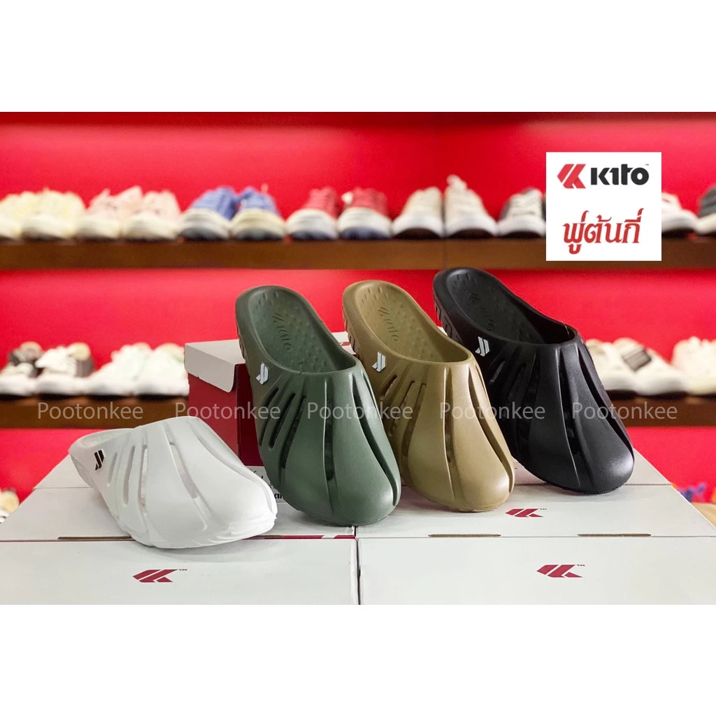 Kito รองเท้าแตะกีโต้ รุ่น AH130M รองเท้าแตะเเบบสวม ไซส์ 40-45 รุ่นใหม่ล่าสุด ของเเท้ พร้อมส่ง