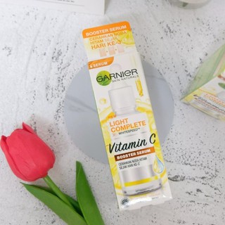 เซรั่มการ์นิเย่ ไลท์ คอมพลีท สปีด วิตามินซี บูสเต เซรั่ม 30มล GARNIER LIGHT COMPLETE BOOSTER SERUM 30ml