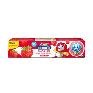 ราคาKODOMO ยาสีฟันเด็ก โคโดโม ชนิดครีม สูตรอัลตร้า ชิลด์ 40 กรัม (เลือกกลิ่นได้)