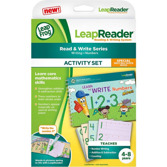 LeapFrog LeapReader Writing Workbook: Learn to Write Numbers with Mr. Pencil Book