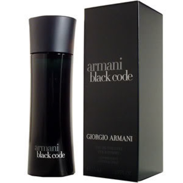 Armani Black Code for Men EDT 75ml เทสเตอร์กล่องขาว
