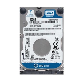 WD HDD 2.5" 500GB BLUE 5400RPM SATA 128MB *New model*