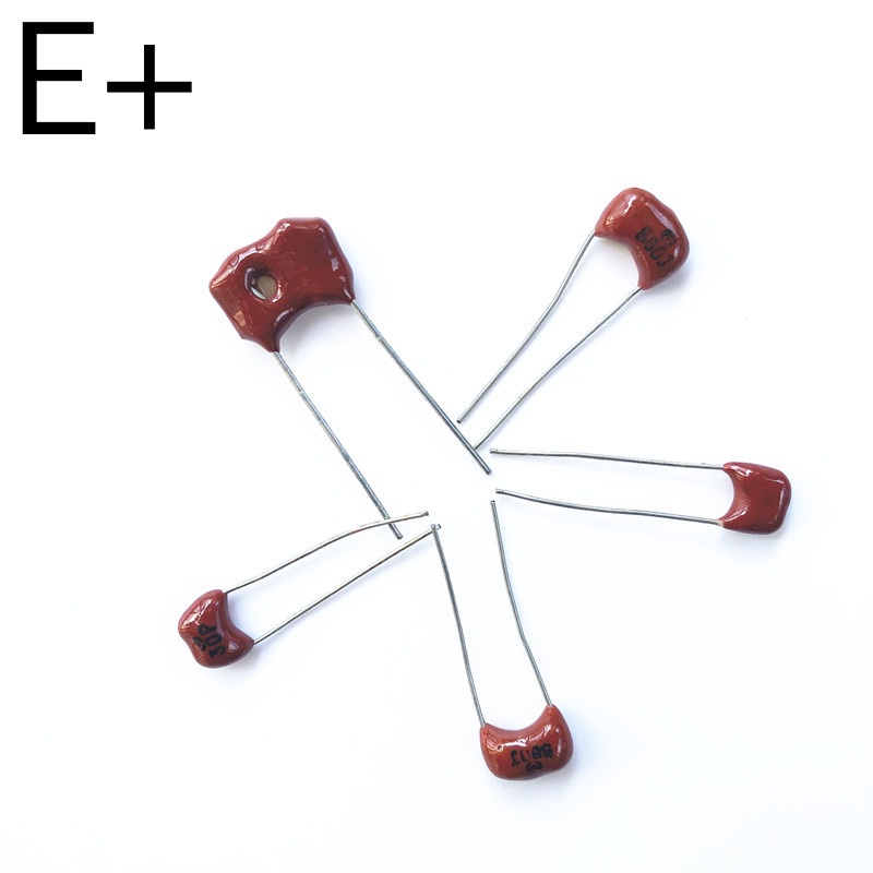 Silver mica capacitors ใช้ในผลิตภัณฑ์ระดับไฮเอนด์ 100V 500V 120P ถึง 1000P กีตาร์ Silver MICA Capacitor Radial สําหรับ Audio Amp 1PCS