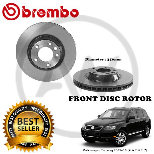 BREMBO Volkswagen Touareg 7LA 7L6 7L7 2003~10 ดิสก์เบรกหน้าโรเตอร์