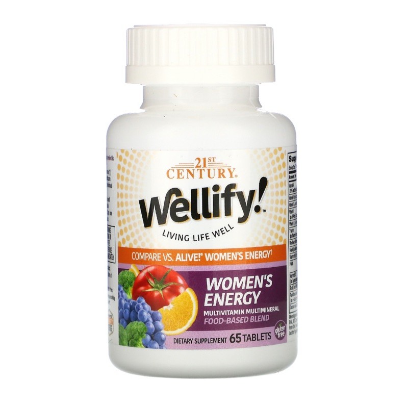 ของร้าน ของนอกของแท้ วิตามินรวมและแร่ธาตุรวม เพื่อผู้หญิงยุคใหม่ Wellify 65 เม็ดทานได้ 2.5 เดือน
