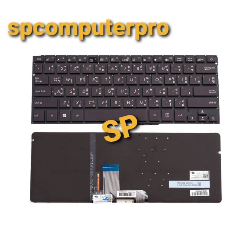 ASUS KEYBOARD คีย์บอร์ดโน๊ตบุ๊ค ASUS ZENBOOK UX410U