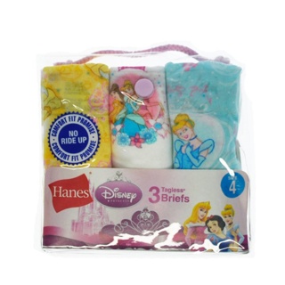 Hanes Disney กางเกงในเด็กหญิง Size 4 ปี แพค 3 ตัว