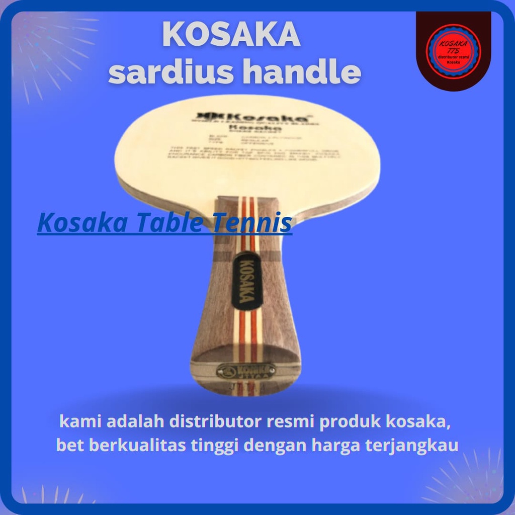 Kayu Kosaka CARBON SARDIUS WOODEN HANDLE BET TABLE TENNIS PINGPONG