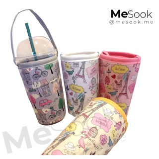 [2​ ชิ้น​ 149฿] MeSook ปลอกแก้วเก็บความเย็น 22 oz. (ขนาดใส่แก้วพลาสติก 22 oz.)​