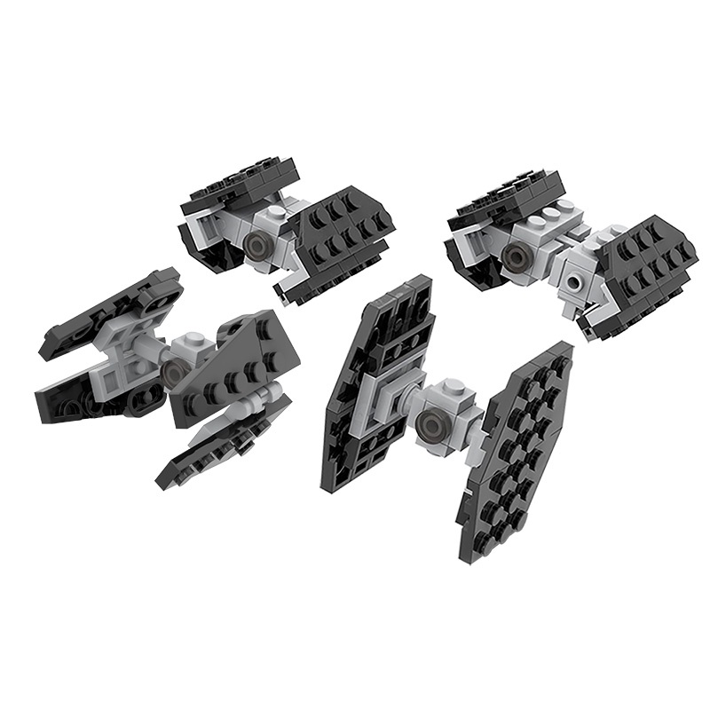 ชุดนักสู้ Star Wars Mini TIE MOC-35570 ตัวต่อบล็อกของเล่นโมเดล