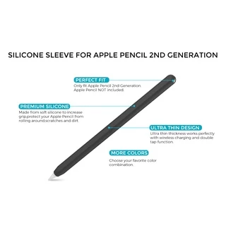 AhaStyle Ultra-Thin Case เคสซิลิโคนบางเฉียบ Silicone Skin Cover for Apple Pencil Gen2