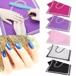 แผ่นรองกันเปื้อน แผ่นยางซิลิโคน แผ่นรองมือทำเล็บ