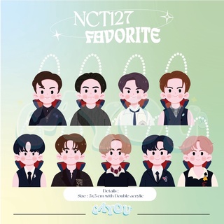 [พร้อมส่ง] พวงกุญแจ NCT127 Favorite | อัลบั้ม Favorite NCT127 | Taeil Yuta Taeyong Doyoung Johnny Jaehyun Jungwoo Mark Haechan