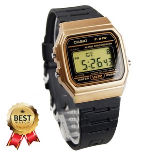 ใหม่สุด คุ้มค่าที่สุดแท้ 100% กับนาฬิกา CASIO F-91WM-9ADR พร้อมกล่องและอุปกรณ์ครบทุกอย่าง รับประกันฟรี 1 ปี