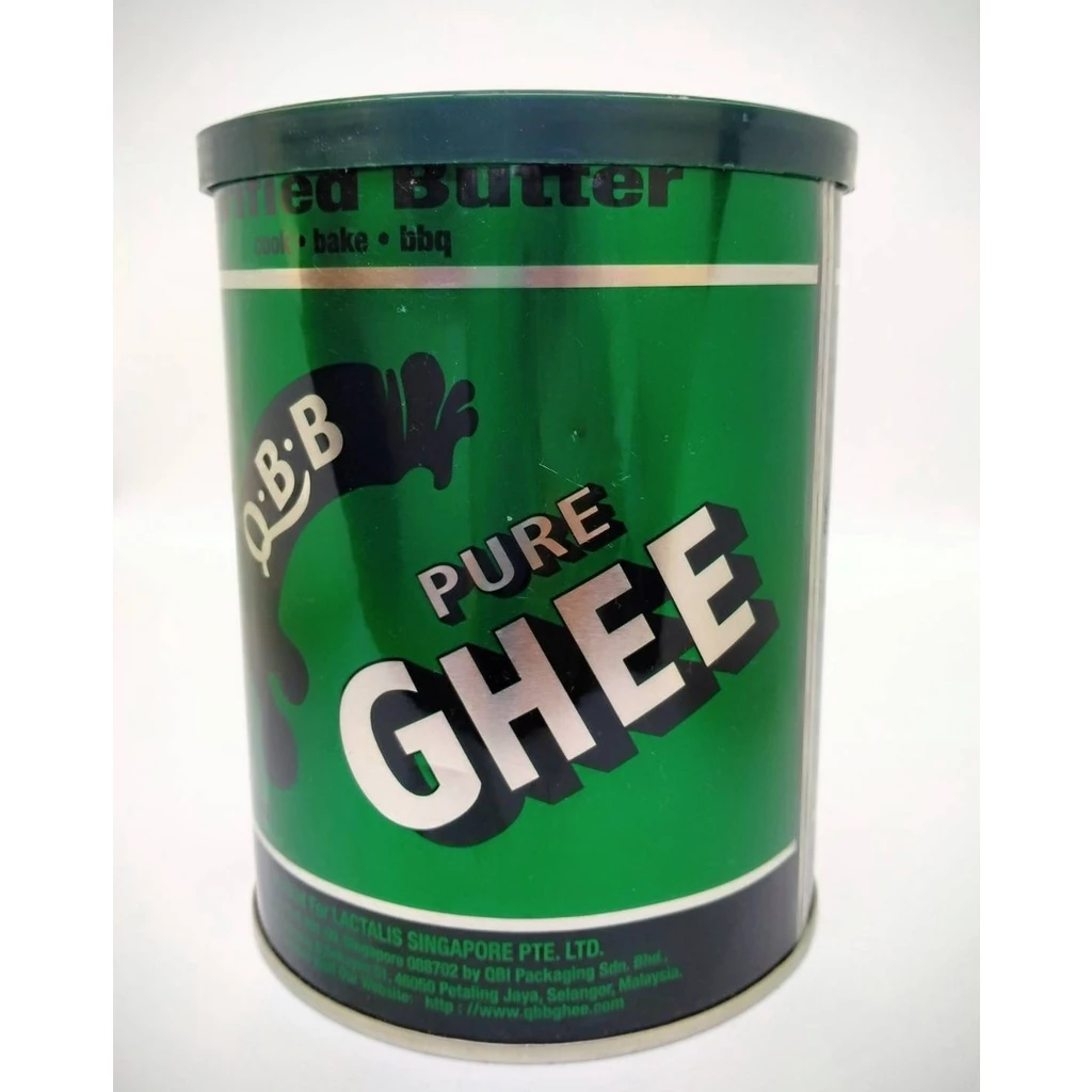 QBB เนยเพียวกี เนยแท้ 100% PURE GHEE (800g) กระป๋องเขียว สินค้สพร้อมส่ง ส่งไว ส่งภายใน 24 ชั่วโมงEXP:2028
