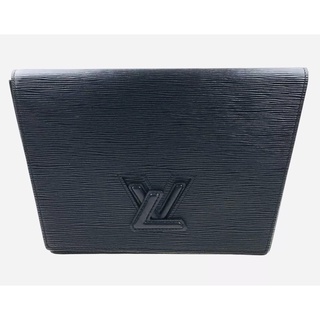 Louis Vuitton epi black clutch bag vintage