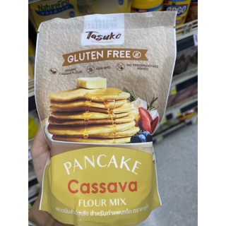 ฟลาว แป้งมันสำปะหลัง สำหรับทำแพนเค้ก ตรา ทาสุโกะ 185 g. Tasuko Pancake Cassava Flour Mix Gluten Free