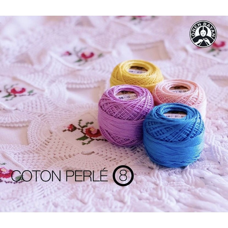 Madam tricot ไหมปักเบอร์ 8 cotton 100%