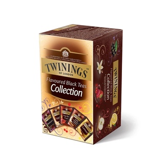 Twinings Flavoured Black Tea Collection ทไวนิงส์ คอลเลคชั่นชาแต่งกลิ่น แพ็ค 20 ซอง