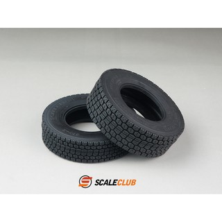 Scaleclub Tire for Tamiya 1/14 ยาง สำหรับรถหัวลาก รถบรรทุก ทามิย่า รถบังคับวิทยุ Tamiya 1/14 RC Tractor Trucks 1:14