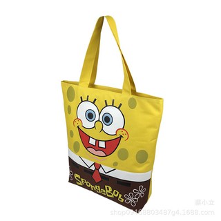 กระเป๋าหิ้วผ้าแคนวาส สกรีนลาย มีทั้งหมด 9 แบบ